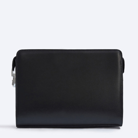 Clutch nam cầm tay da trơn bản to cao cấp